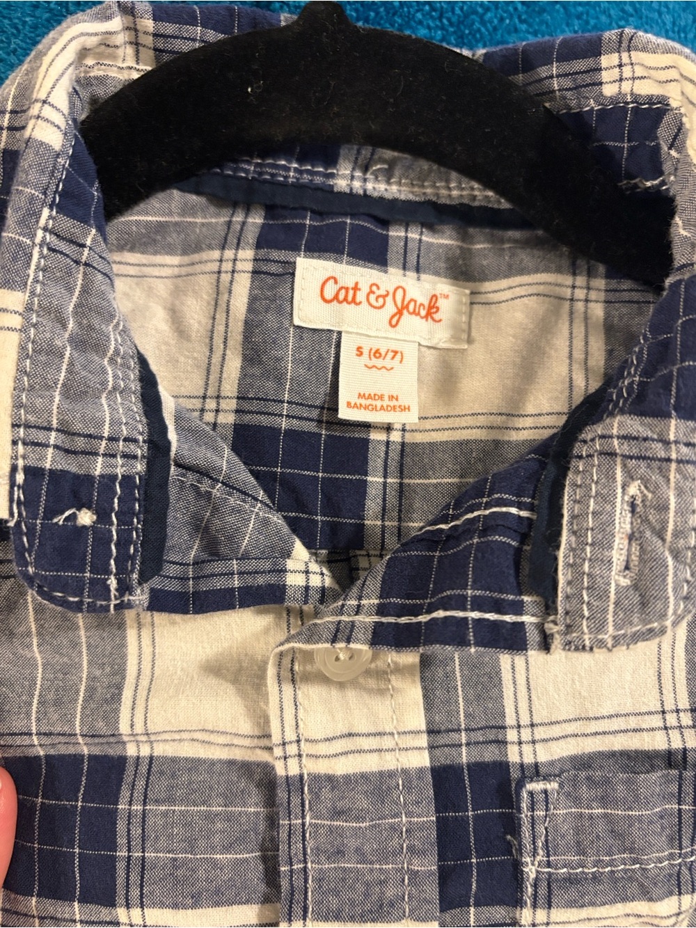 Two Plaid Long Sleeve Button-Down Shirts